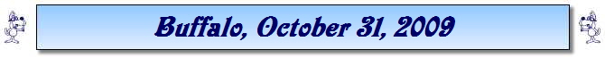 Buffalo, October 31, 2009