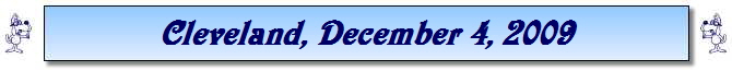 Cleveland, December 4, 2009