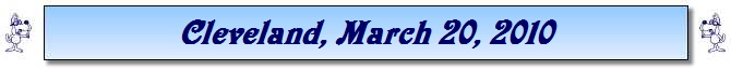 Cleveland, March 20, 2010