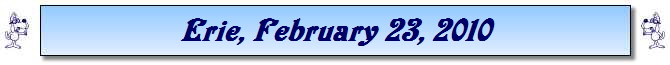 Erie, February 23, 2010