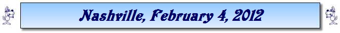 Nashville, February 4, 2012